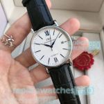 Copy IWC Portofino White Dial Silver Bezel Men's Watch